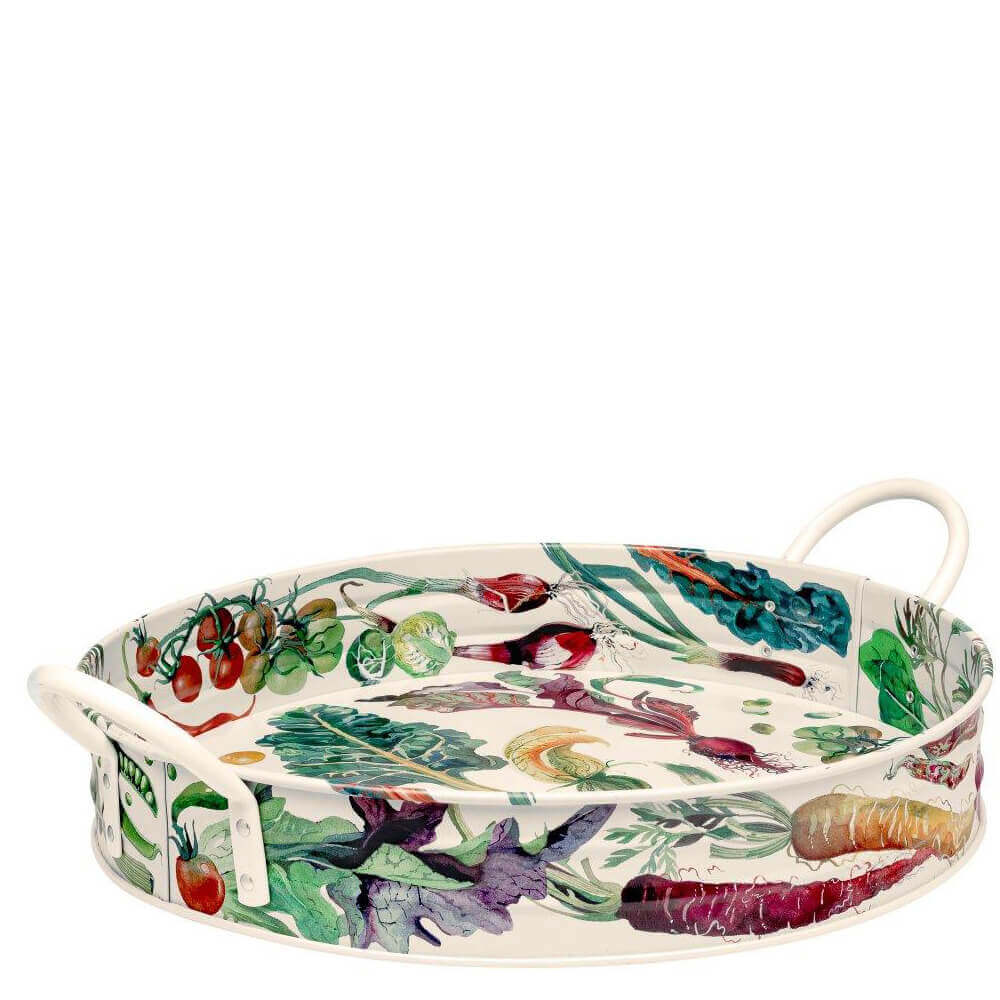 Emma Bridgewater Vegetable Garden Large Handled Tin Tray